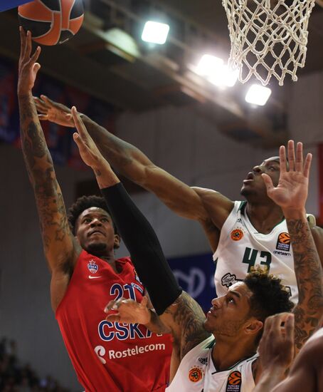 Euroleague Basketball. CSKA vs. Panathinaikos