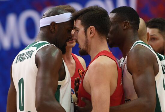 Euroleague Basketball. CSKA vs. Panathinaikos
