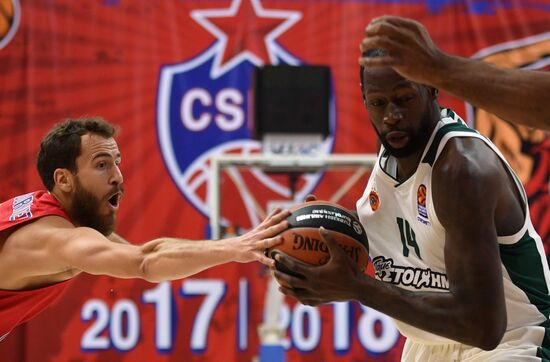 Euroleague Basketball. CSKA vs. Panathinaikos