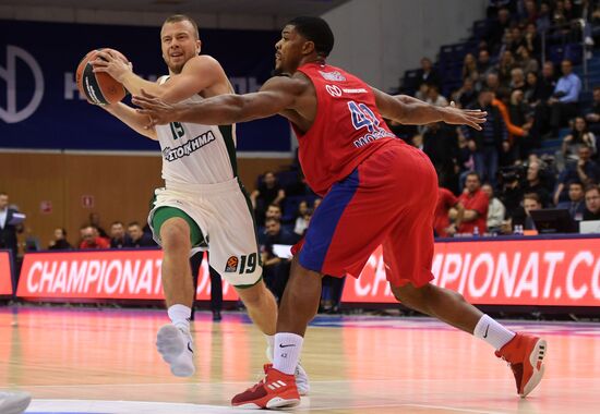 Euroleague Basketball. CSKA vs. Panathinaikos