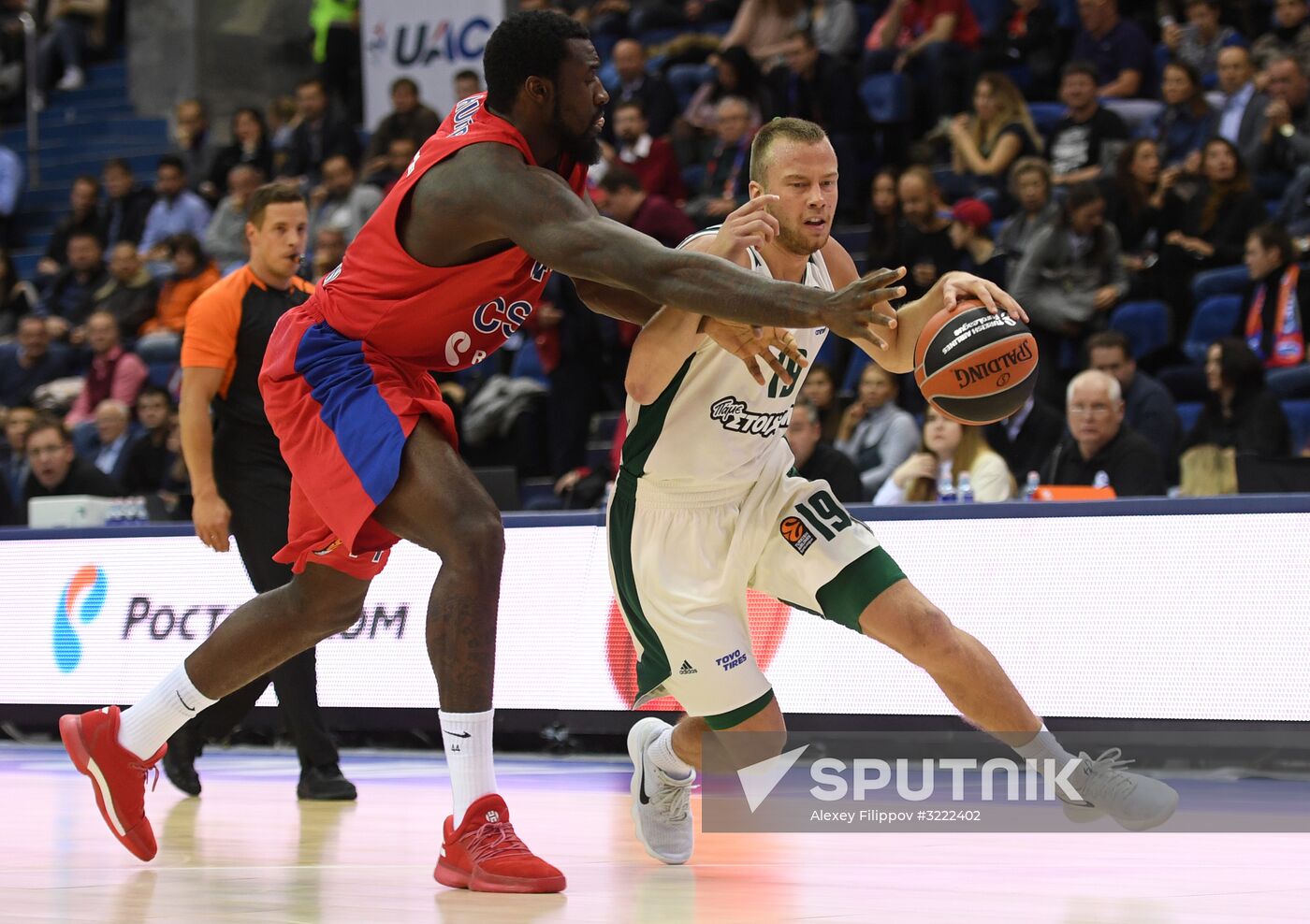 Euroleague Basketball. CSKA vs. Panathinaikos
