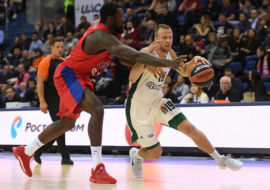 Euroleague Basketball. CSKA vs. Panathinaikos