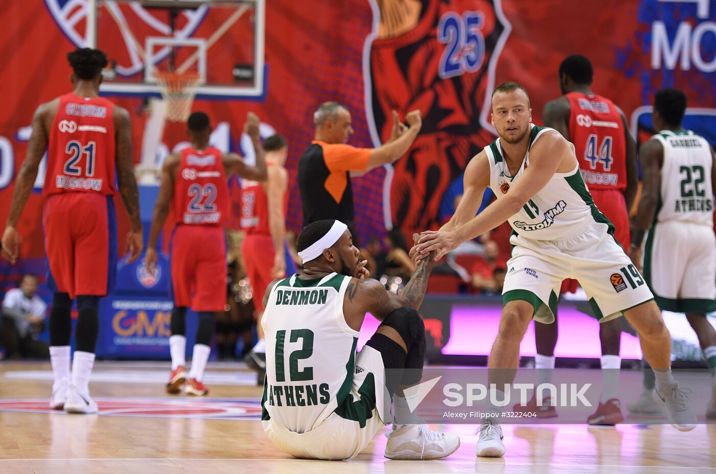 Euroleague Basketball. CSKA vs. Panathinaikos