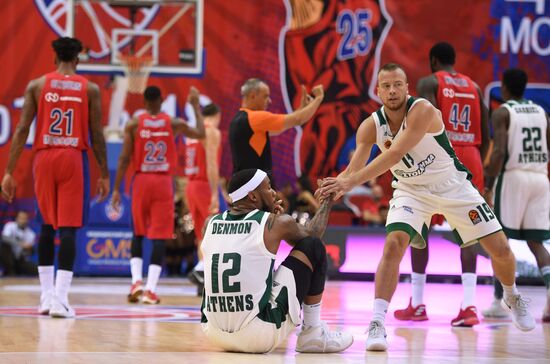 Euroleague Basketball. CSKA vs. Panathinaikos