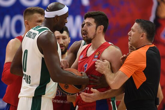 Euroleague Basketball. CSKA vs. Panathinaikos