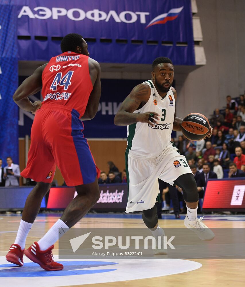 Euroleague Basketball. CSKA vs. Panathinaikos
