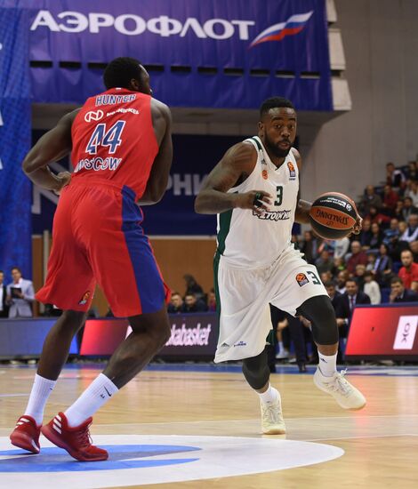 Euroleague Basketball. CSKA vs. Panathinaikos