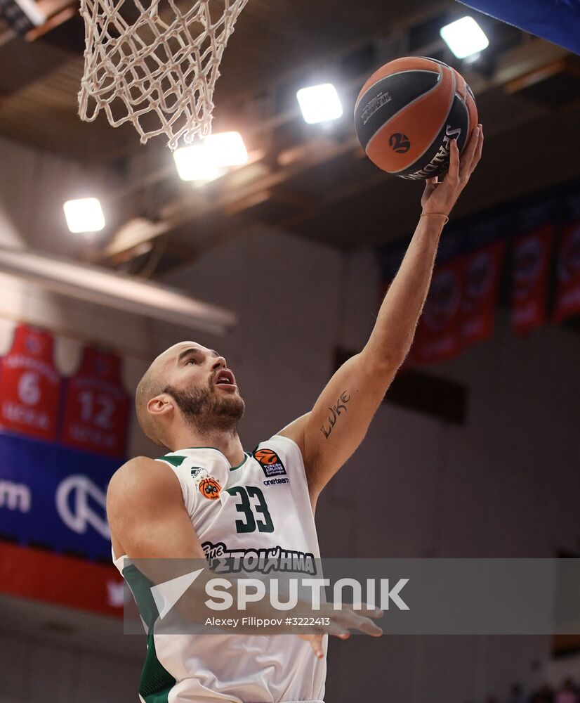Euroleague Basketball. CSKA vs. Panathinaikos