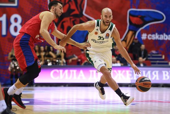 Euroleague Basketball. CSKA vs. Panathinaikos