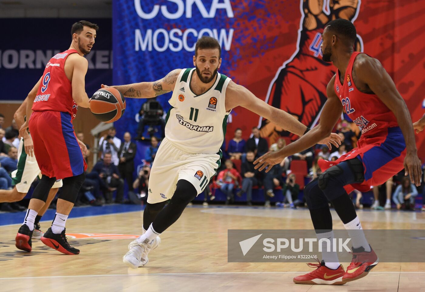Euroleague Basketball. CSKA vs. Panathinaikos