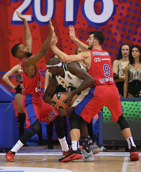 Euroleague Basketball. CSKA vs. Panathinaikos