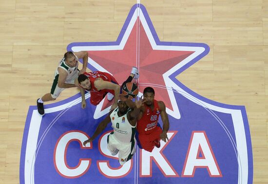 Euroleague Basketball. CSKA vs. Panathinaikos