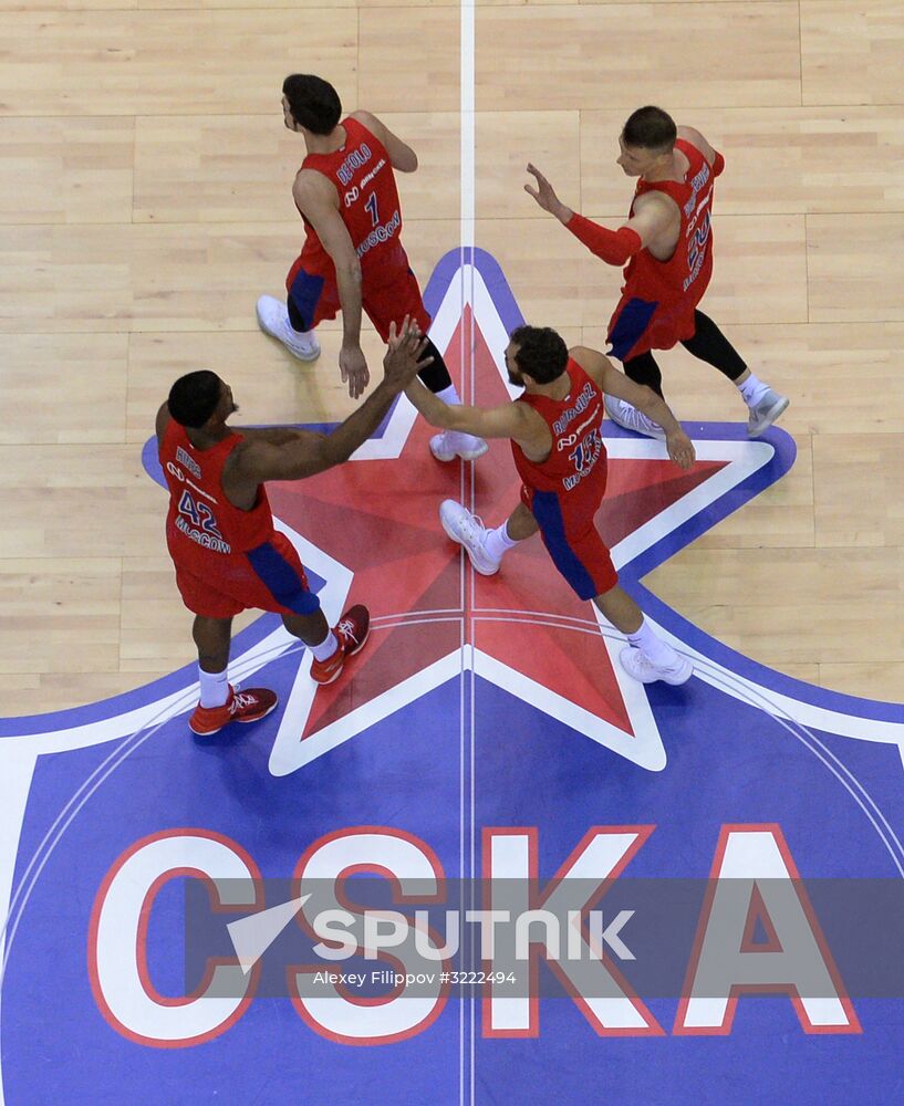 Euroleague Basketball. CSKA vs. Panathinaikos