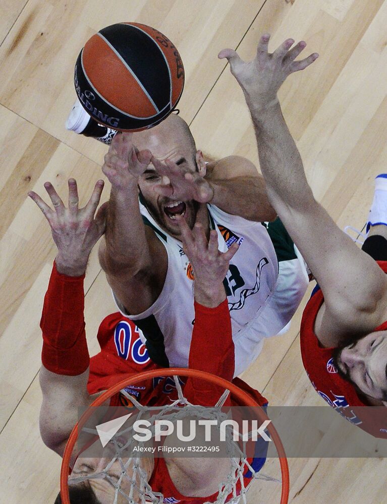 Euroleague Basketball. CSKA vs. Panathinaikos