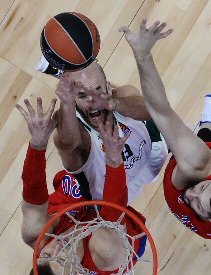Euroleague Basketball. CSKA vs. Panathinaikos