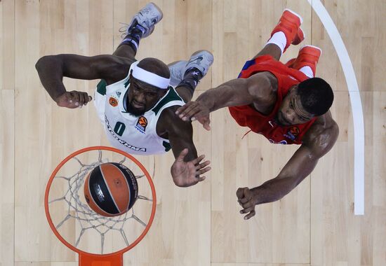 Euroleague Basketball. CSKA vs. Panathinaikos