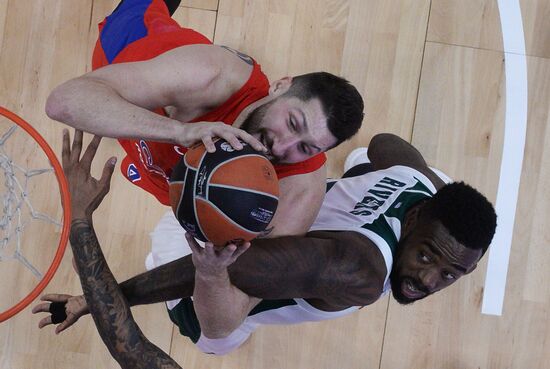 Euroleague Basketball. CSKA vs. Panathinaikos