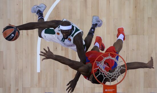 Euroleague Basketball. CSKA vs. Panathinaikos