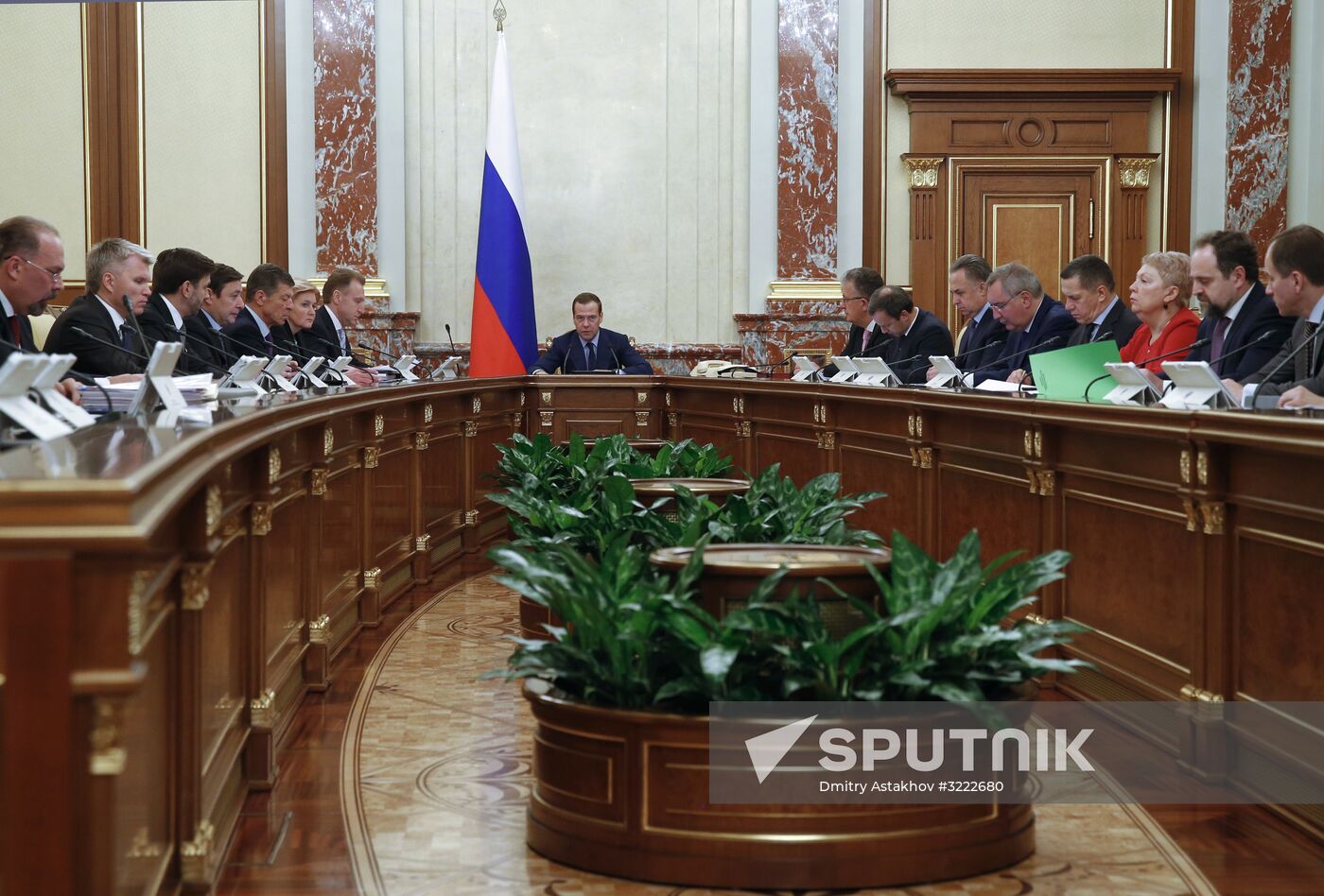 Russian Government meeting