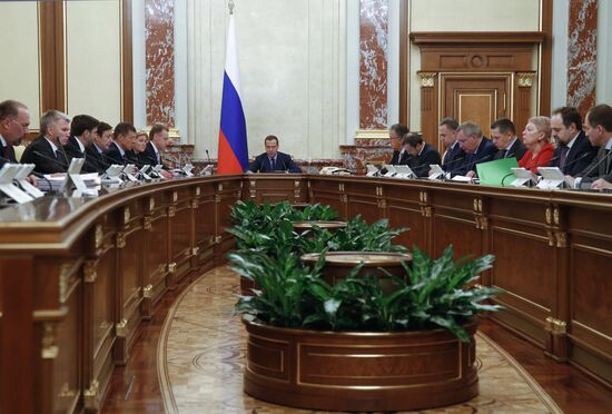 Russian Government meeting