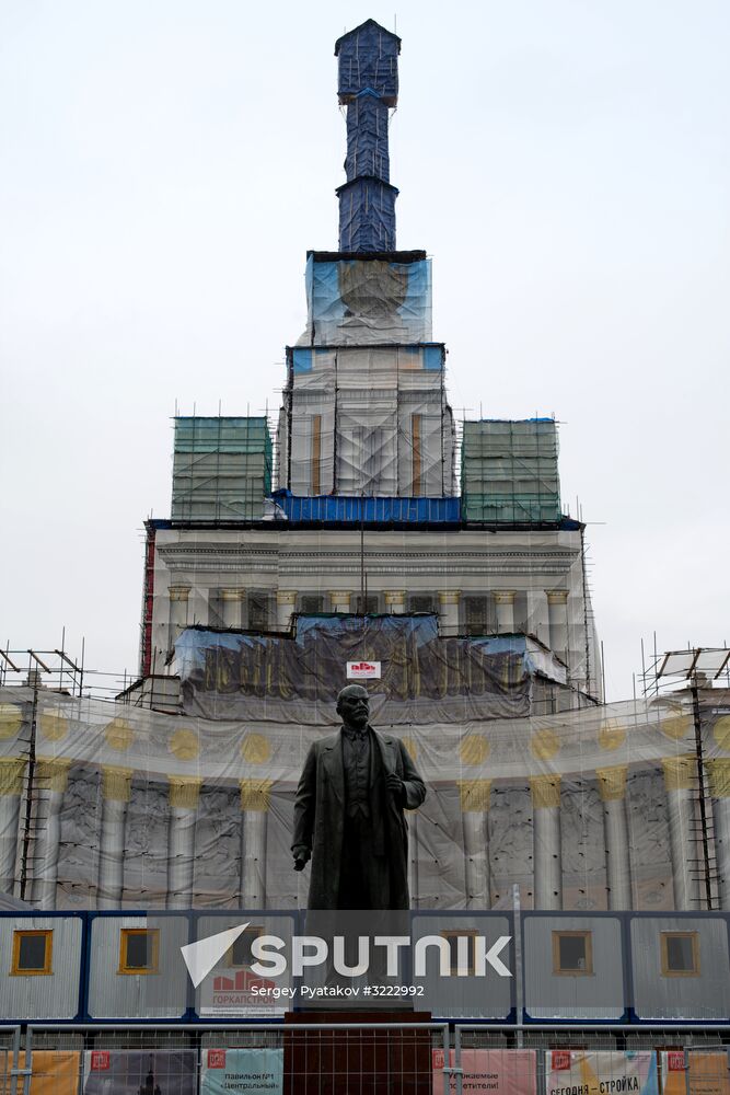 Restoration work at VDNKh