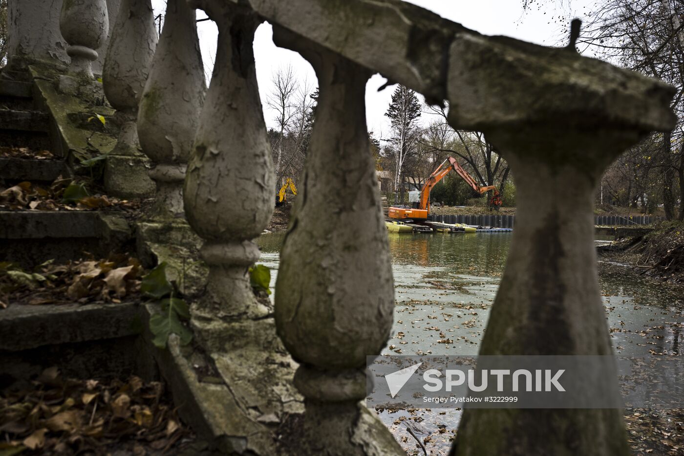 Restoration work at VDNKh