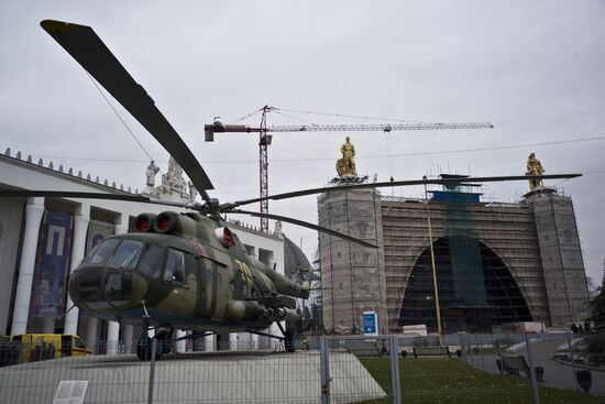 Restoration work at VDNKh
