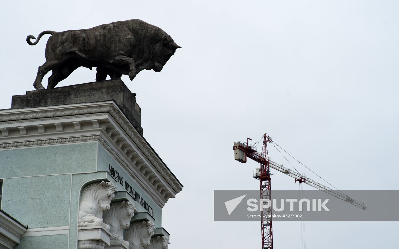 Restoration work at VDNKh