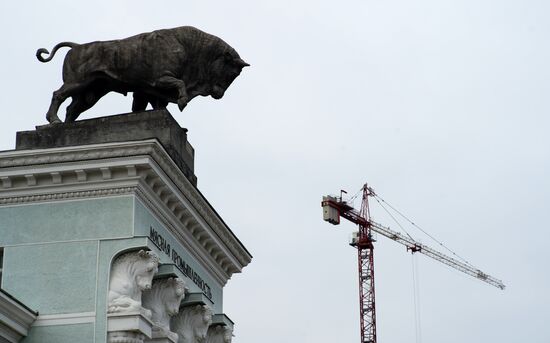 Restoration work at VDNKh