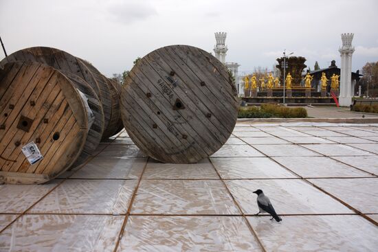 Restoration work at VDNKh