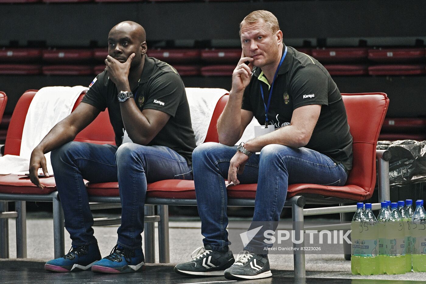 Handball. 2019 Men's World Championship Qualification match. Russia vs Slovakia