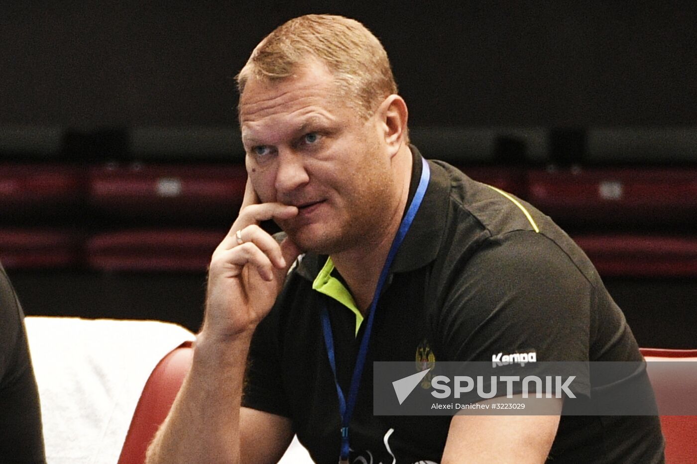 Handball. 2019 Men's World Championship Qualification match. Russia vs Slovakia