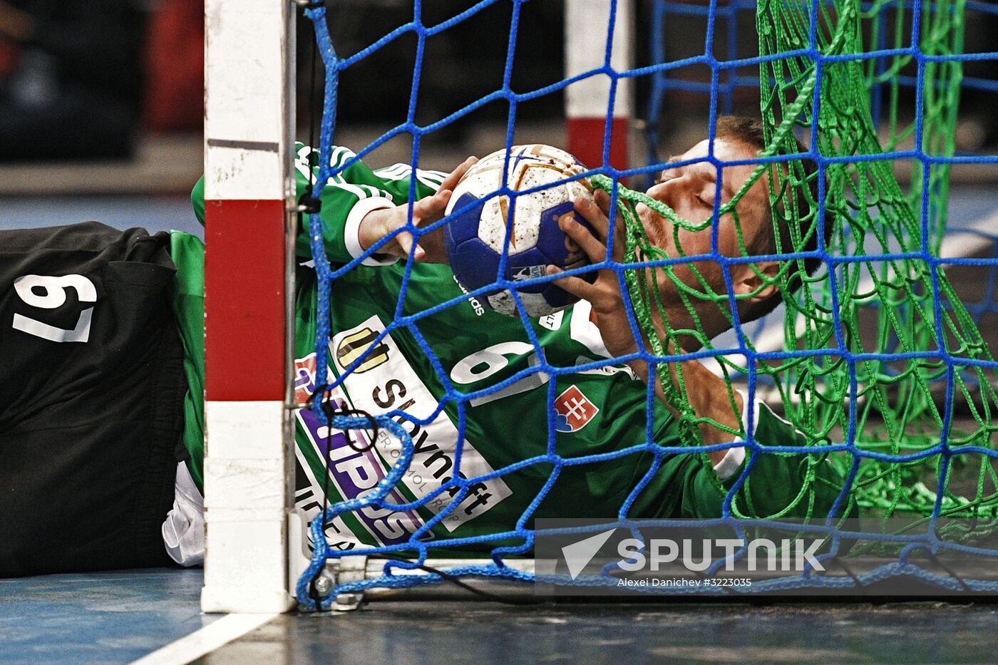 Handball. 2019 Men's World Championship Qualification match. Russia vs Slovakia