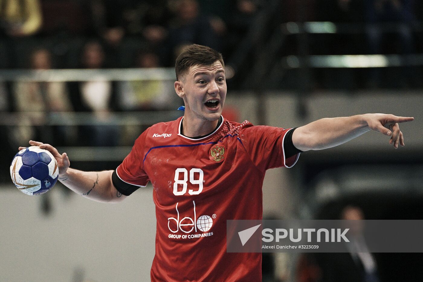 Handball. 2019 Men's World Championship Qualification match. Russia vs Slovakia