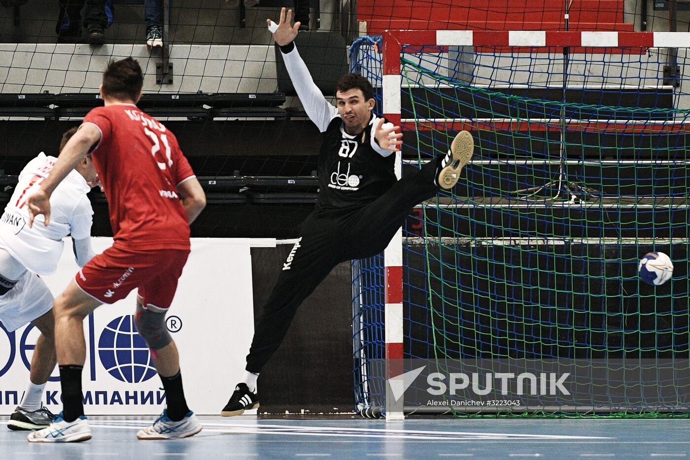 Handball. 2019 Men's World Championship Qualification match. Russia vs Slovakia