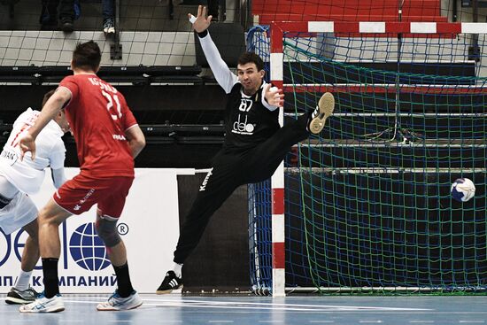 Handball. 2019 Men's World Championship Qualification match. Russia vs Slovakia