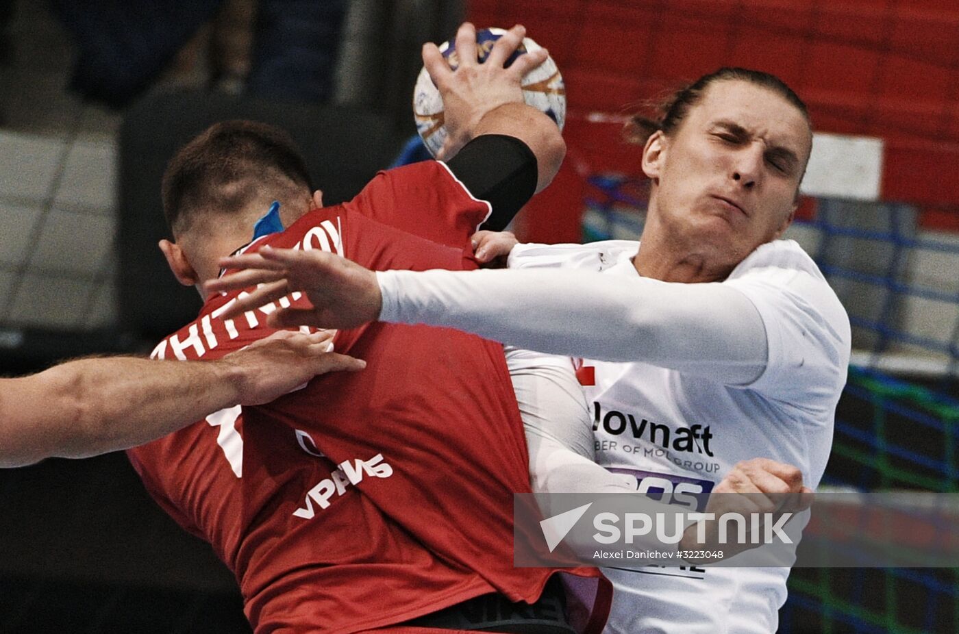 Handball. 2019 Men's World Championship Qualification match. Russia vs Slovakia