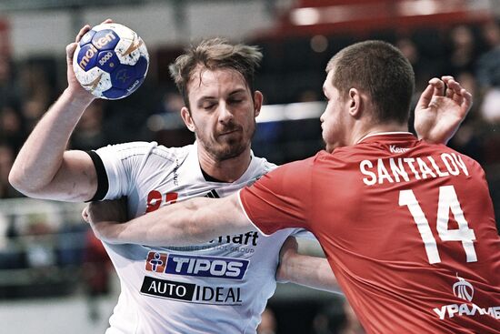 Handball. 2019 Men's World Championship Qualification match. Russia vs Slovakia