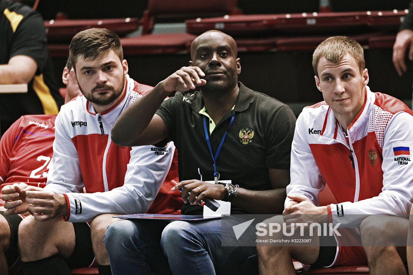 Handball. 2019 Men's World Championship Qualification match. Russia vs Slovakia