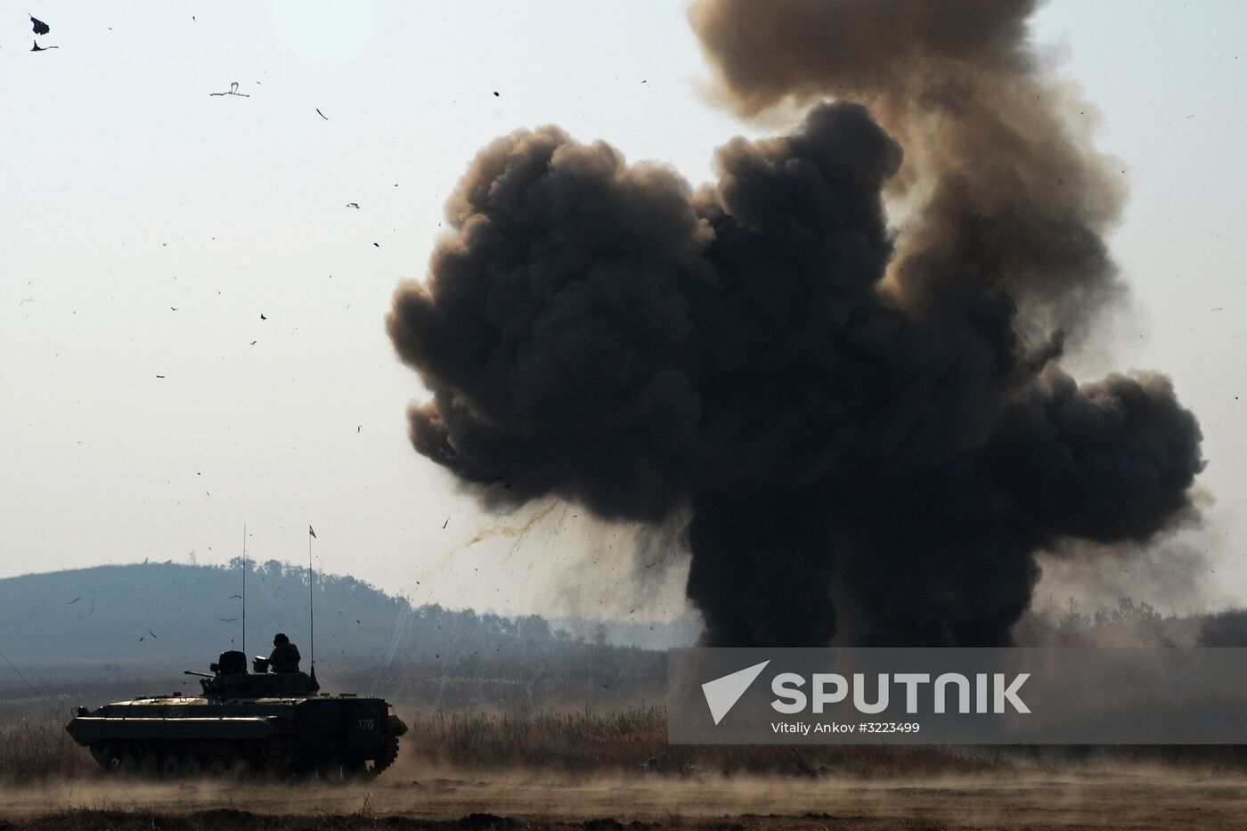 Russian-Indian joint military exercises Indra-2017