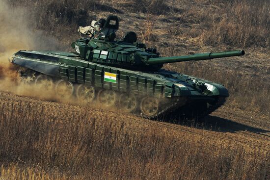 Russian-Indian joint military exercises Indra-2017