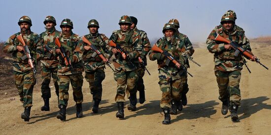 Russian-Indian military exercise Indra-2017