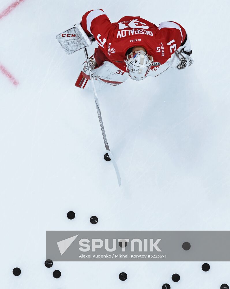 Kontinental Hockey League. Spartak vs. Dynamo