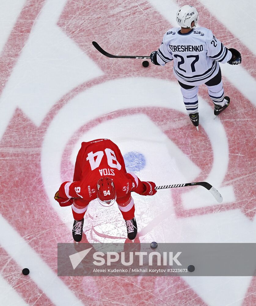Kontinental Hockey League. Spartak vs. Dynamo