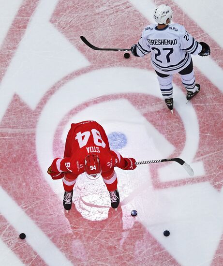 Kontinental Hockey League. Spartak vs. Dynamo