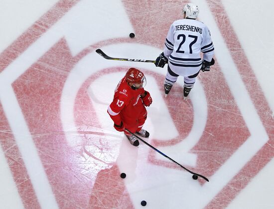 Kontinental Hockey League. Spartak vs. Dynamo