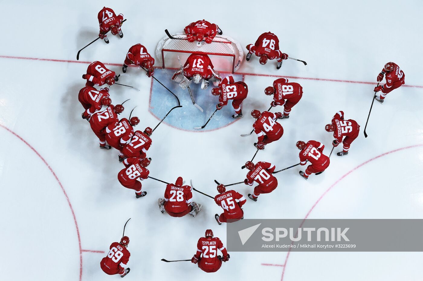 Kontinental Hockey League. Spartak vs. Dynamo