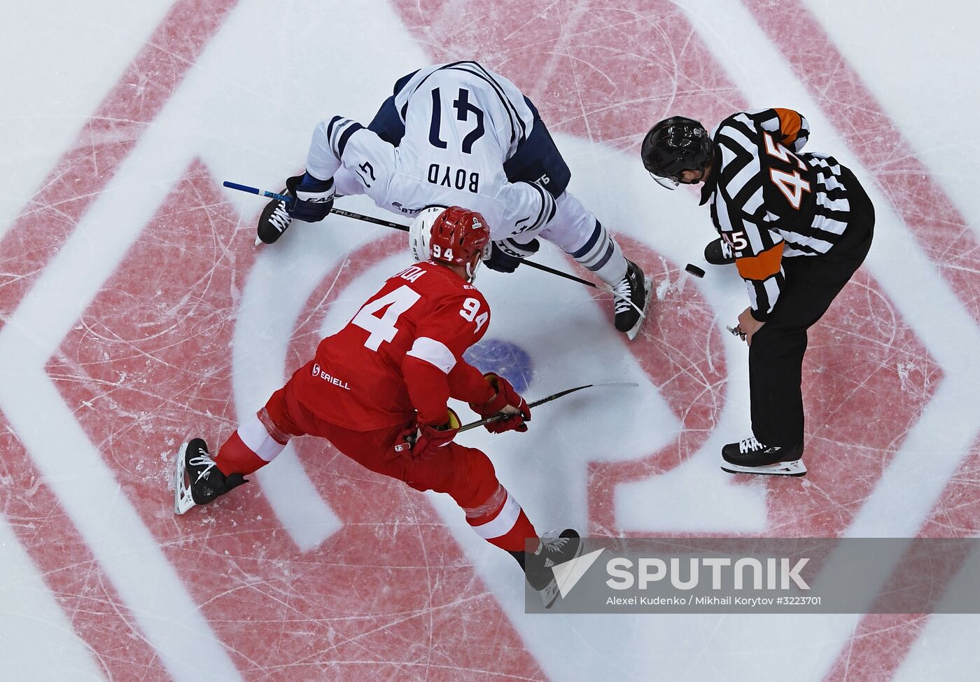 Kontinental Hockey League. Spartak vs. Dynamo