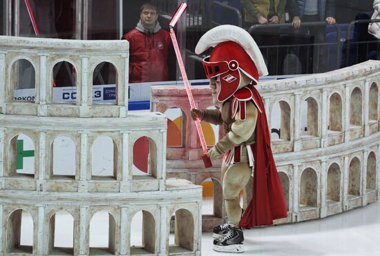 Kontinental Hockey League. Spartak vs. Dynamo