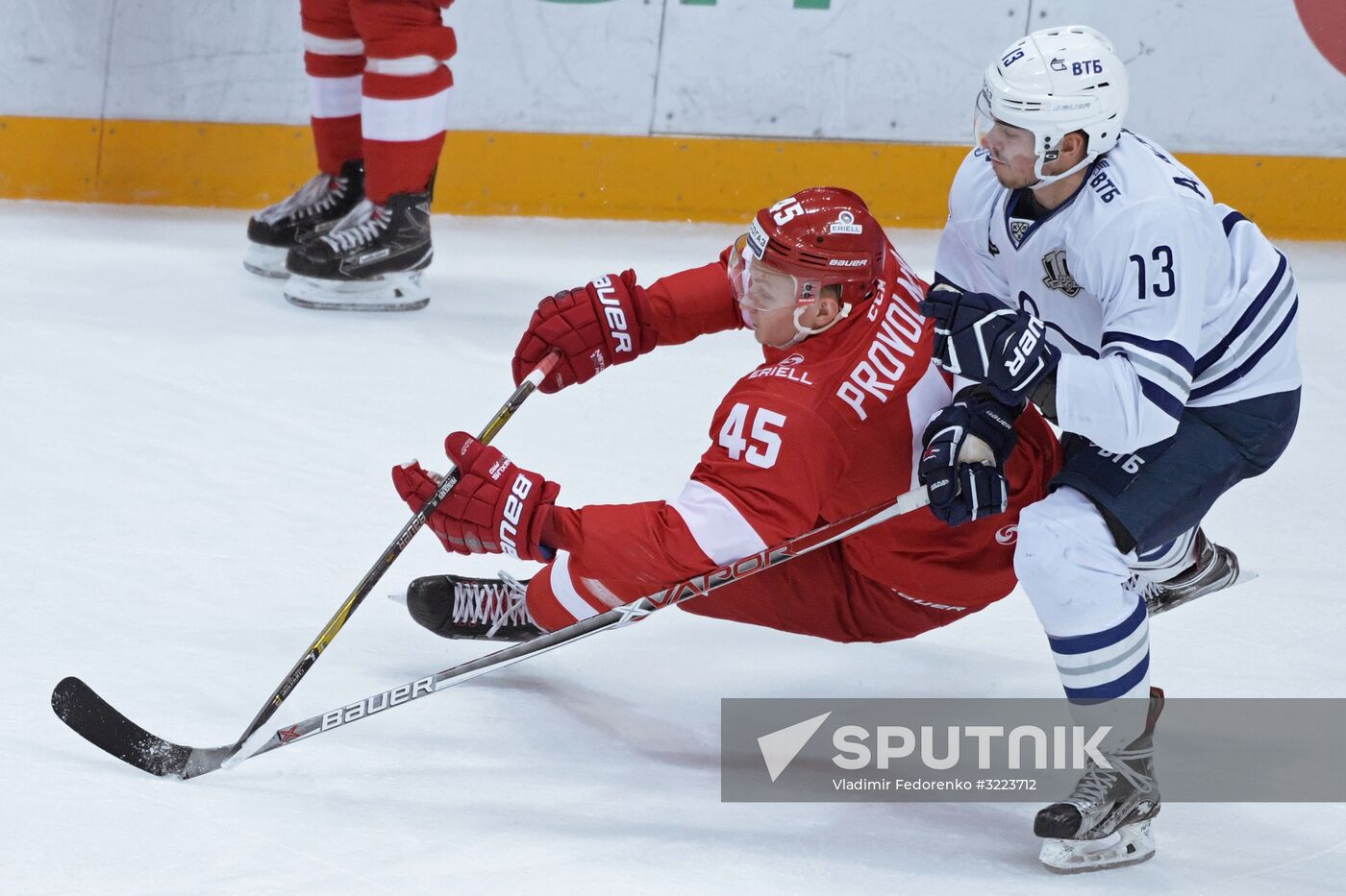 Kontinental Hockey League. Spartak vs. Dynamo